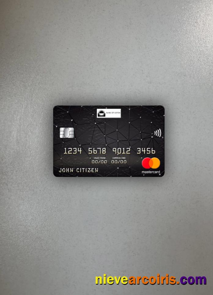 United Kingdom Bank of Aston mastercard photolook